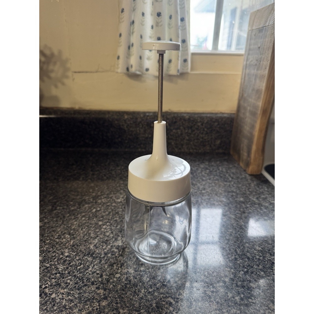 Vintage Gemco Food Nut Chopper USA Stainless White Kitchen